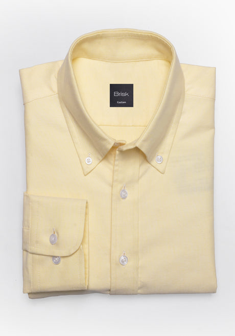 Yellow Oxford Two-Ply Shirt