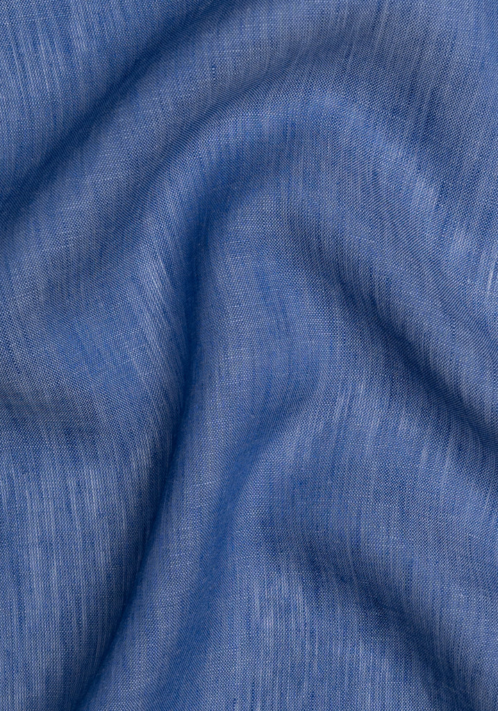 Steel Blue Italian Linen