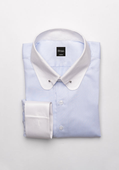 Egyptian Ice Blue Micro Structured Shirt