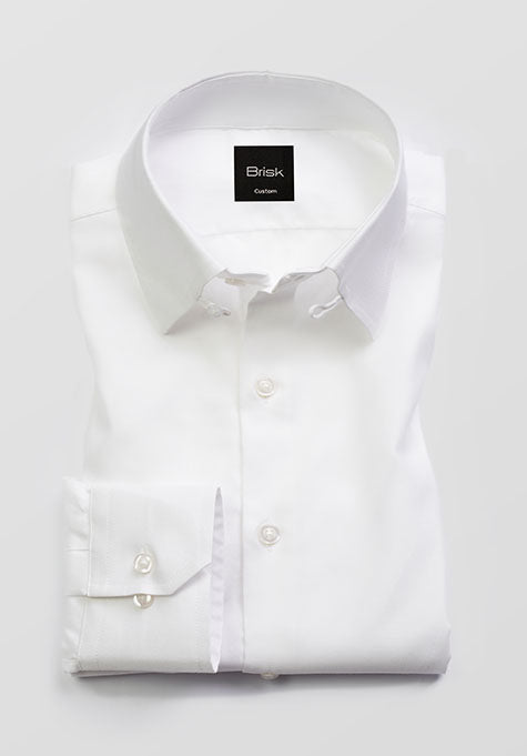 Egyptian White Tab Collar Shirt – Brisk | Shirts, Jeans & More