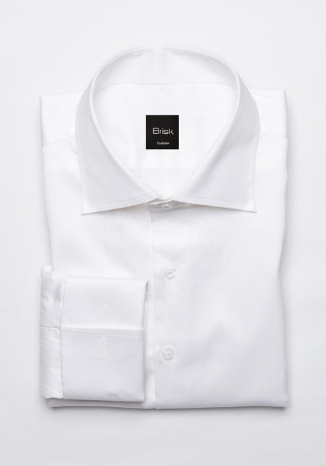 high collar french cuff dress shirt Axxess High-Collar Dress Shirts Round Collar French Cuff