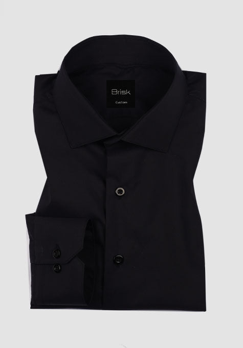 Black Stretch Shirt 14 / Regular Black Stretch Shirt 14 / Regular